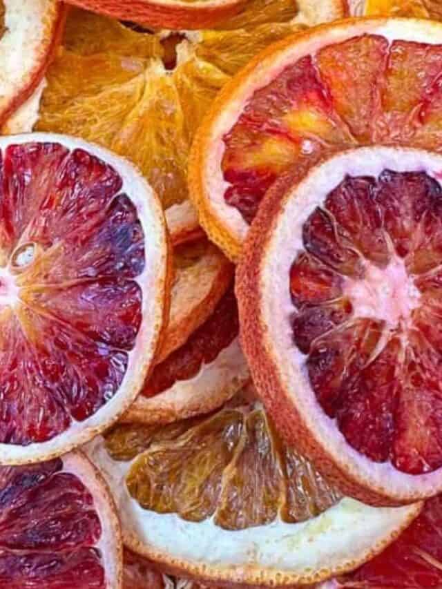 dehydrated orange slices