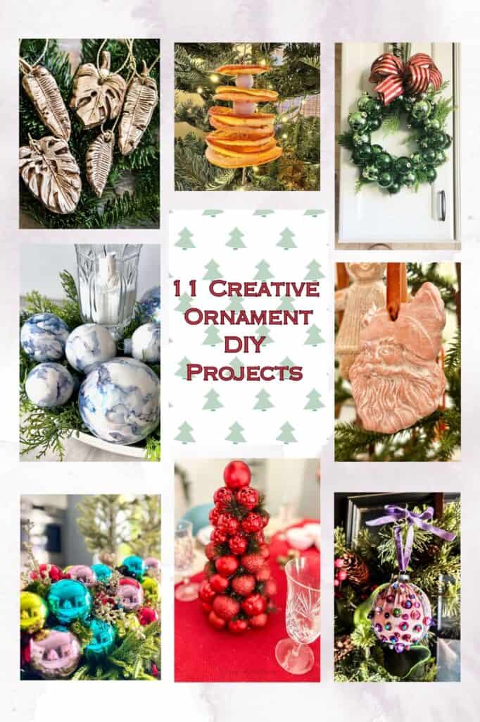 9 IMAGES OF DIY CHRISTMAS ORNAMENT PROJECTS YOU CAN MAKE AT HOME. 