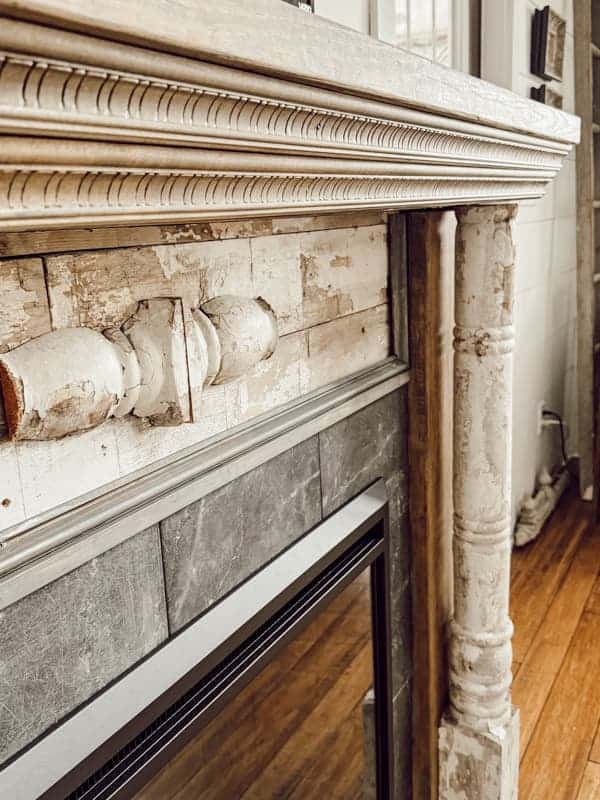 vintage fireplace mantel