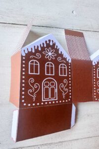 EASY DIY Gingerbread House Ornaments: 3D Free Printable