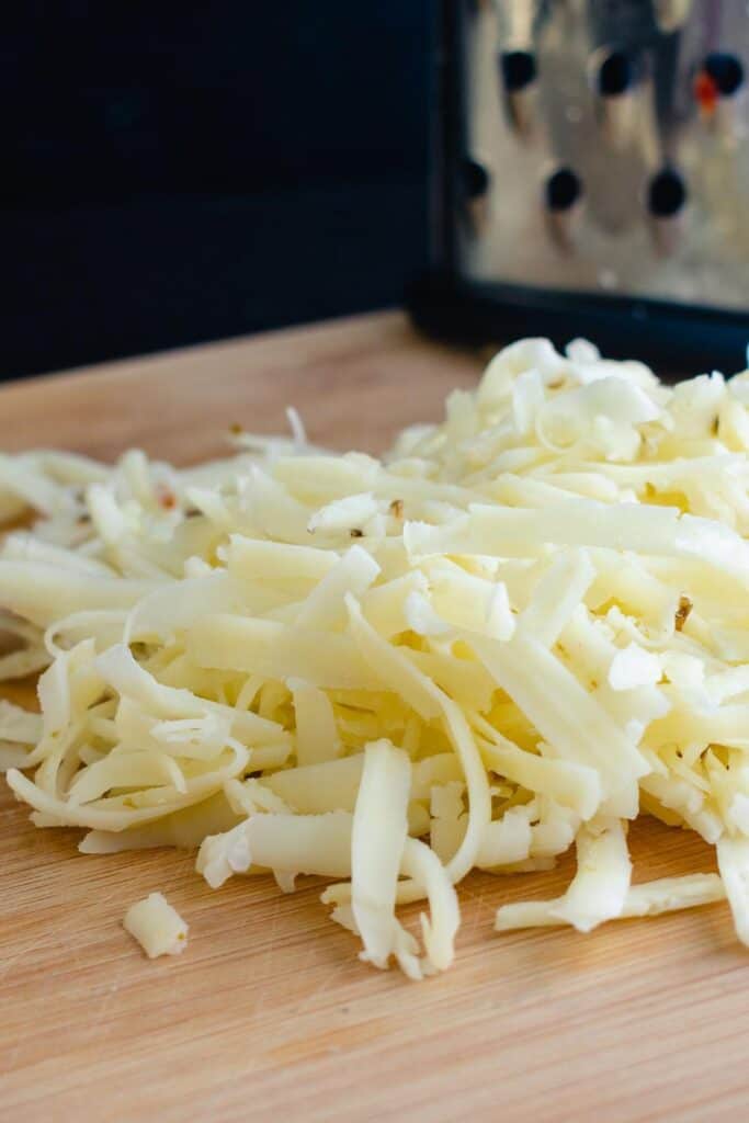 35 nacho toppings- Shredded Monterey jack cheese