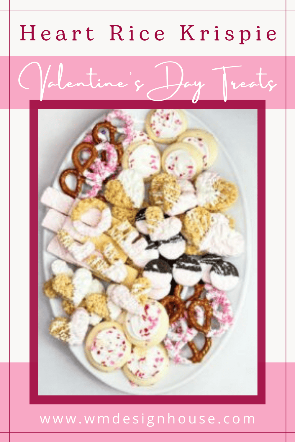 Chocolate-Covered Heart-Shaped Rice Krispie Treats for Valentine's Day