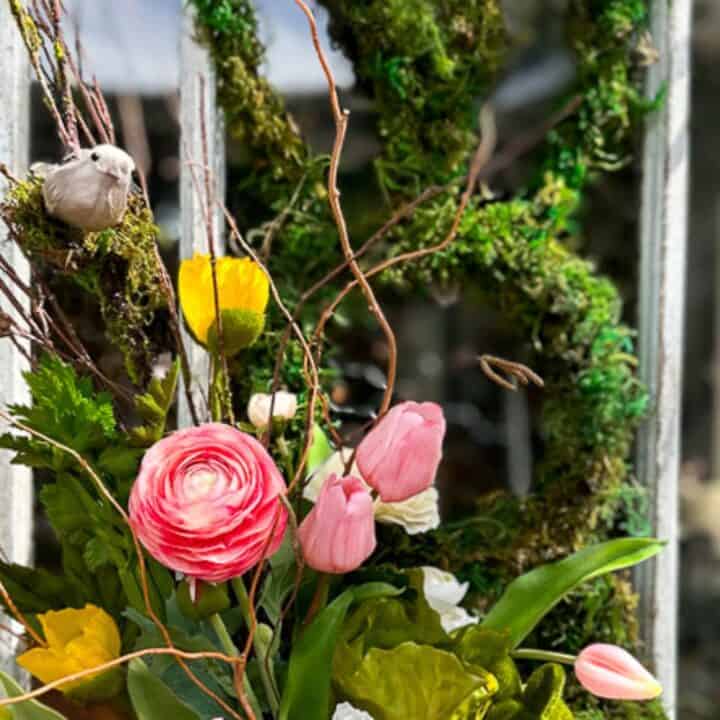 Easy DIY Dollar Tree Easter Wreath (Egg-Bunny) Tutorial