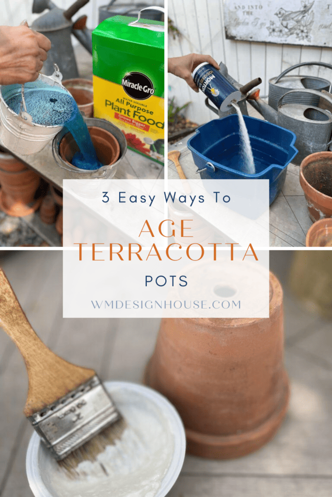 3 easy ways to age terracotta pots