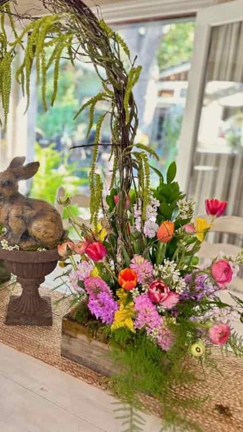 Easter flower arrangement 