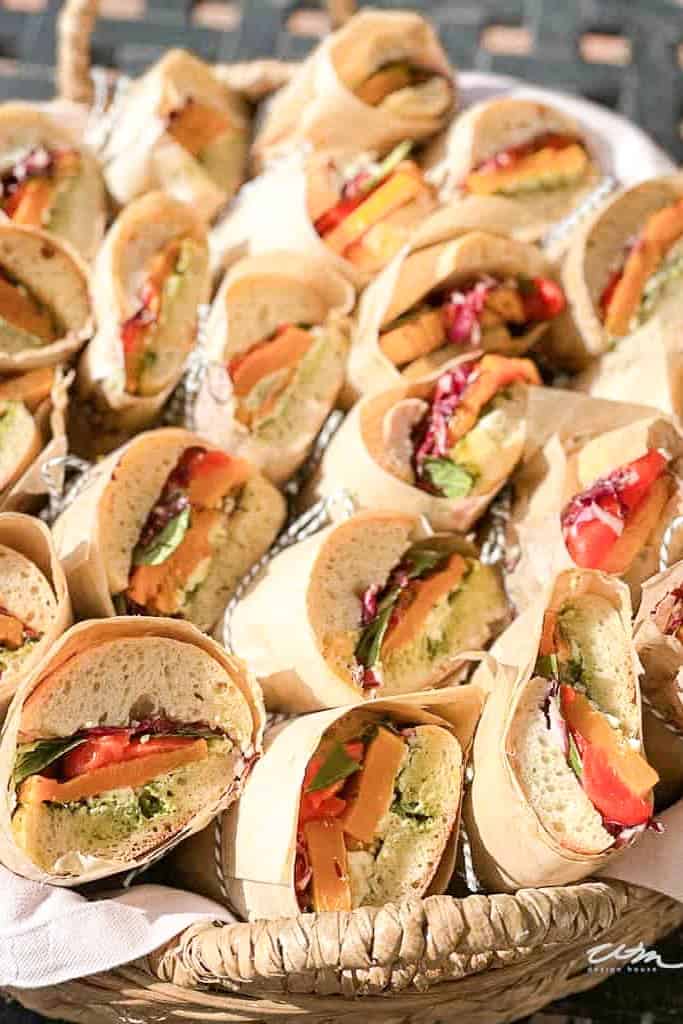 Roasted Vegetable Sandwiches
