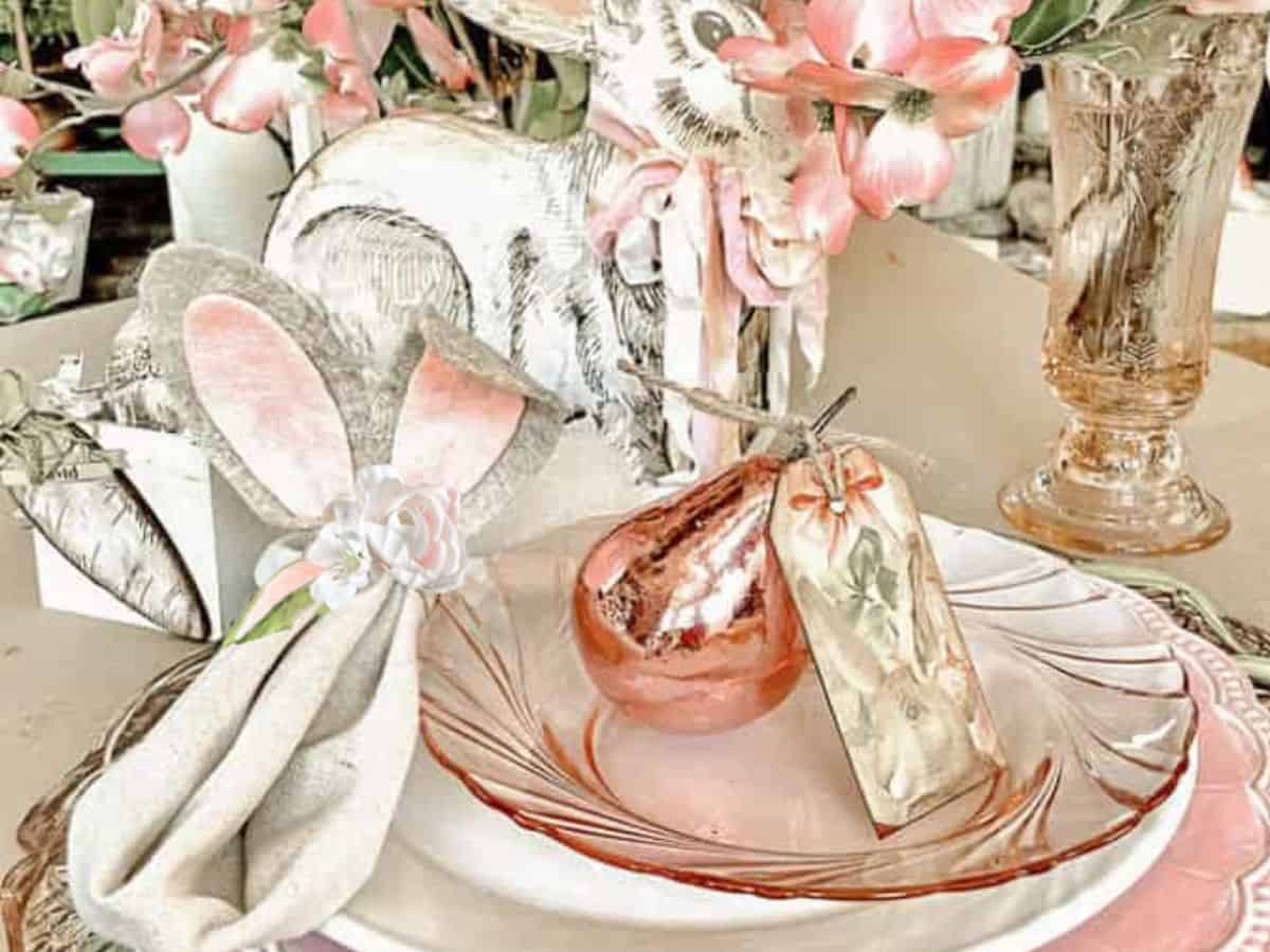 How to Make Easy DIY Bunny Easter Napkin Rings