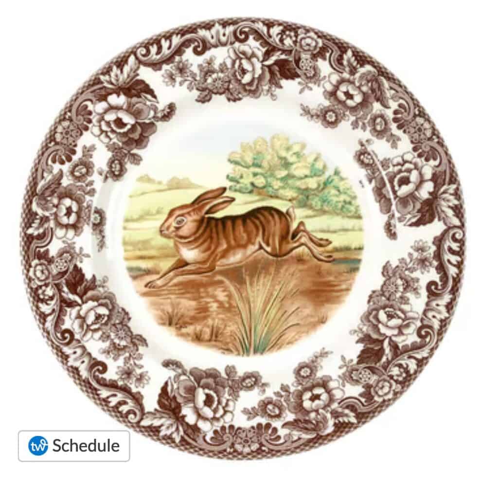 Rabbit salad plate 