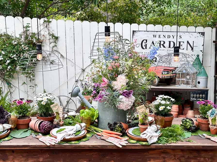 How to Create a Beautiful Garden Party Tablescape for Summer