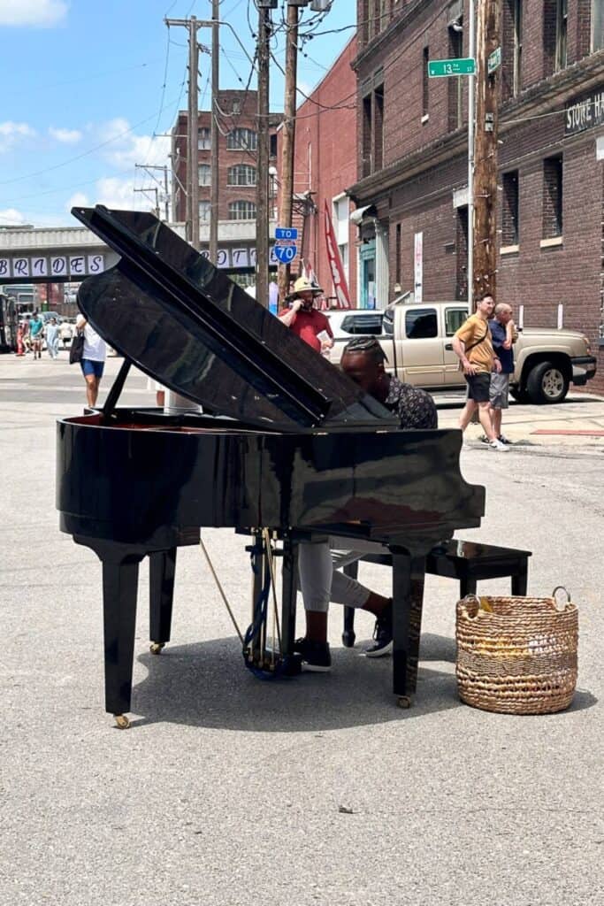 Piano Player at West Bottoms