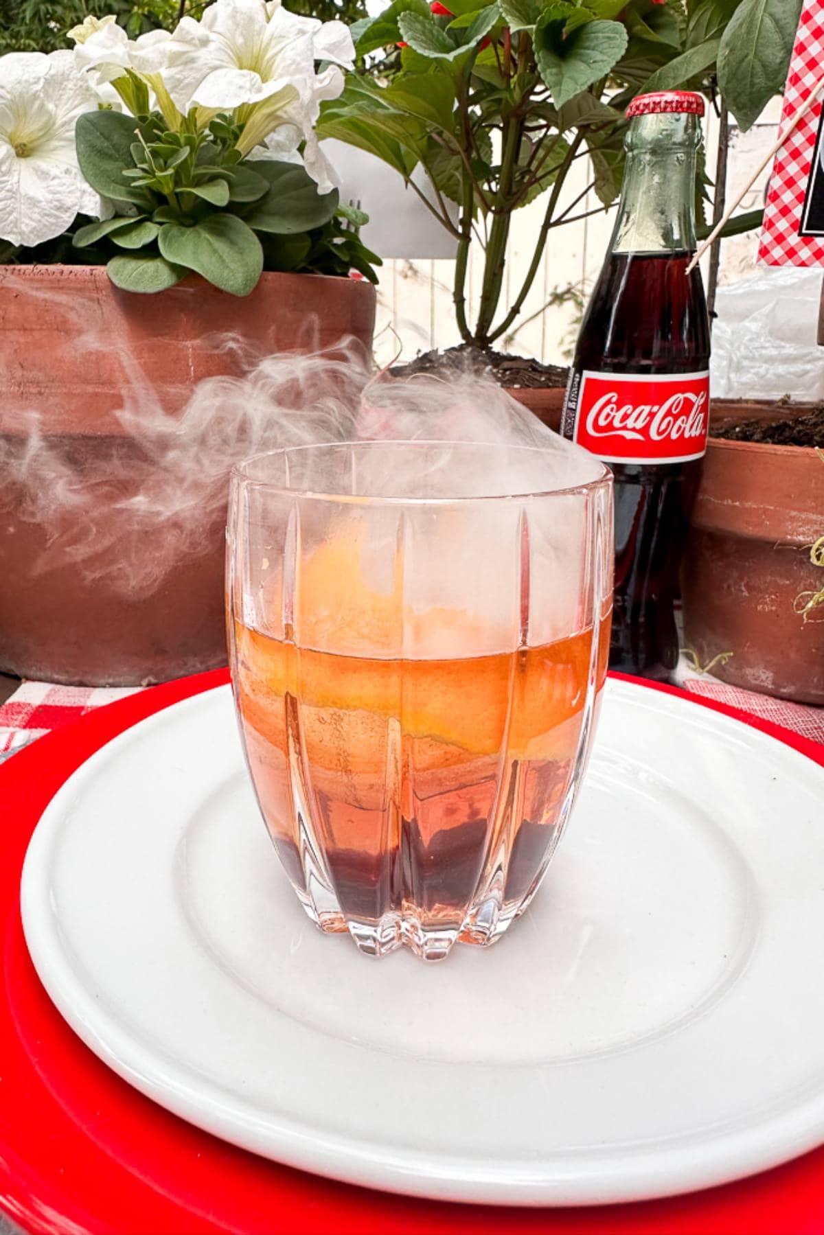Smoking Old Fashioned Cocktail