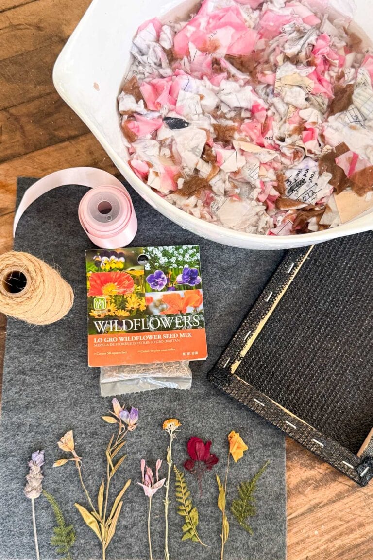 How to Make DIY Seed Paper for Handmade Cards and Stationery